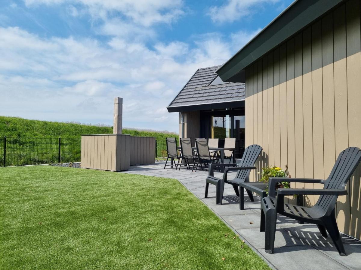 Chalet met Sauna en Airconditioning Sint Annaland Exterior foto